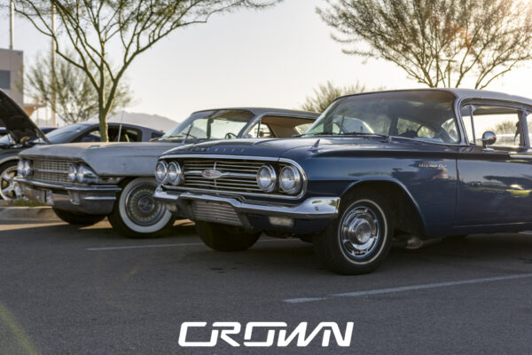Chevrolet bel air and Cadillac at topgolf tucson