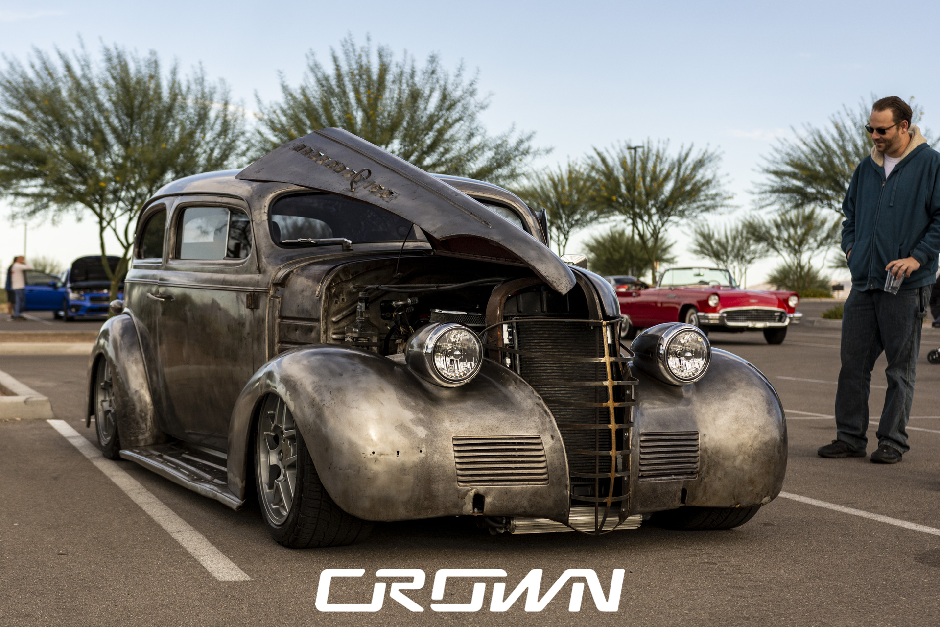 rat rod classic car at topgolf tucson Arizona crown concepts