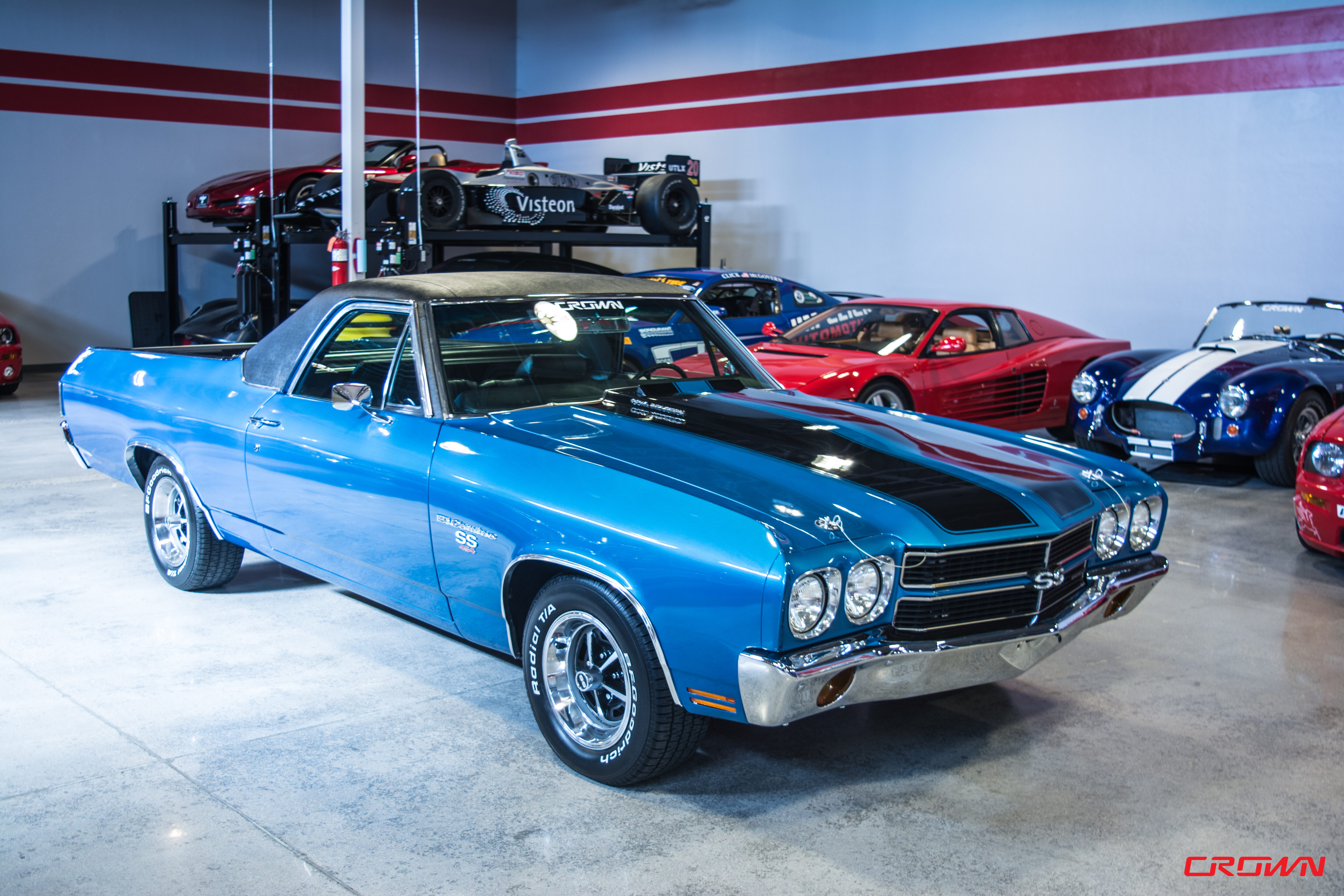 1970 Chevrolet El Camino Super Sport SS blue