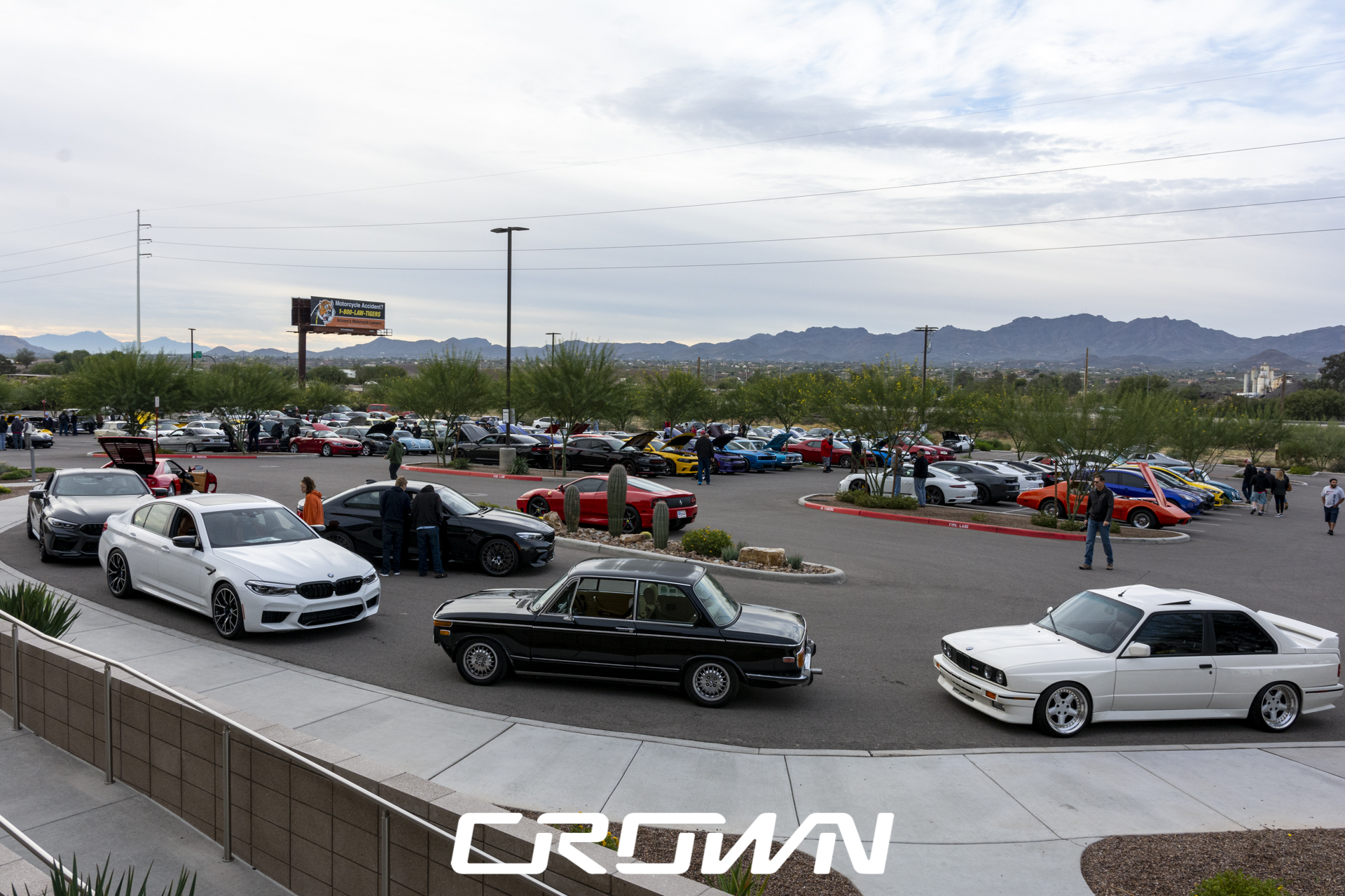 Overview of cars coffee clubs at topgolf