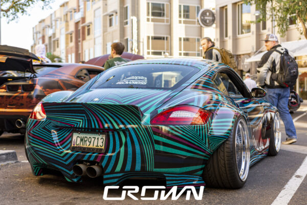Wrapsesh porsche cayman widebody