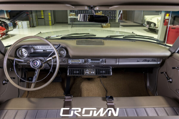 Restored dashboard of a 1964 Ford Country Sedan station wagon
