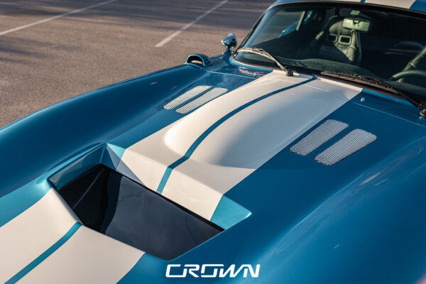 Engine bay detail on a Shelby Daytona Coupe, chassis CSX9170
