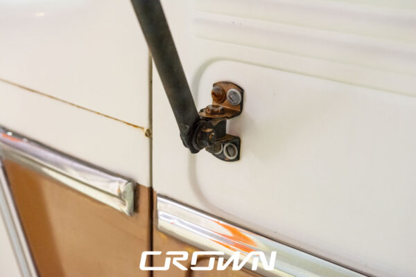 Custom 1961 Willys Jeep Pickup restomod built by Crown Customs in Tucson, Arizona, with restored bodywork, custom interior, 4x4 upgrades, and modern electronics.