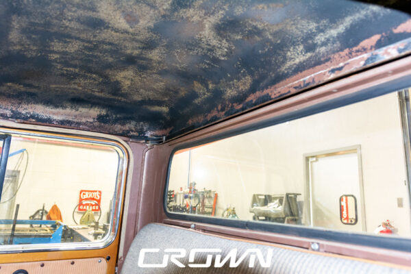 Custom 1961 Willys Jeep Pickup restomod built by Crown Customs in Tucson, Arizona, with restored bodywork, custom interior, 4x4 upgrades, and modern electronics.