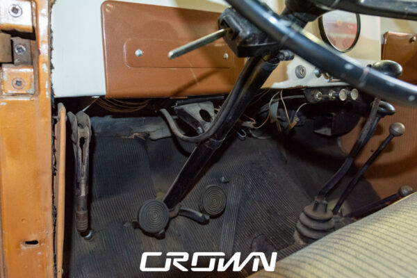 Custom 1961 Willys Jeep Pickup restomod built by Crown Customs in Tucson, Arizona, with restored bodywork, custom interior, 4x4 upgrades, and modern electronics.