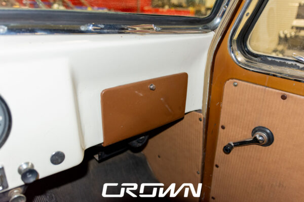 Custom 1961 Willys Jeep Pickup restomod built by Crown Customs in Tucson, Arizona, with restored bodywork, custom interior, 4x4 upgrades, and modern electronics.
