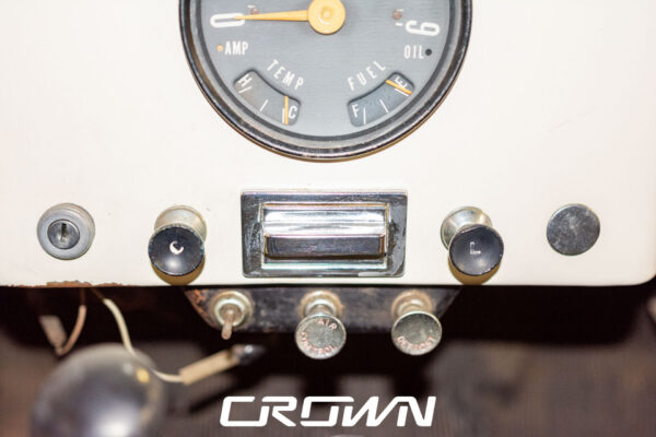 Custom 1961 Willys Jeep Pickup restomod built by Crown Customs in Tucson, Arizona, with restored bodywork, custom interior, 4x4 upgrades, and modern electronics.