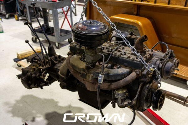 Custom 1961 Willys Jeep Pickup restomod built by Crown Customs in Tucson, Arizona, with restored bodywork, custom interior, 4x4 upgrades, and modern electronics.