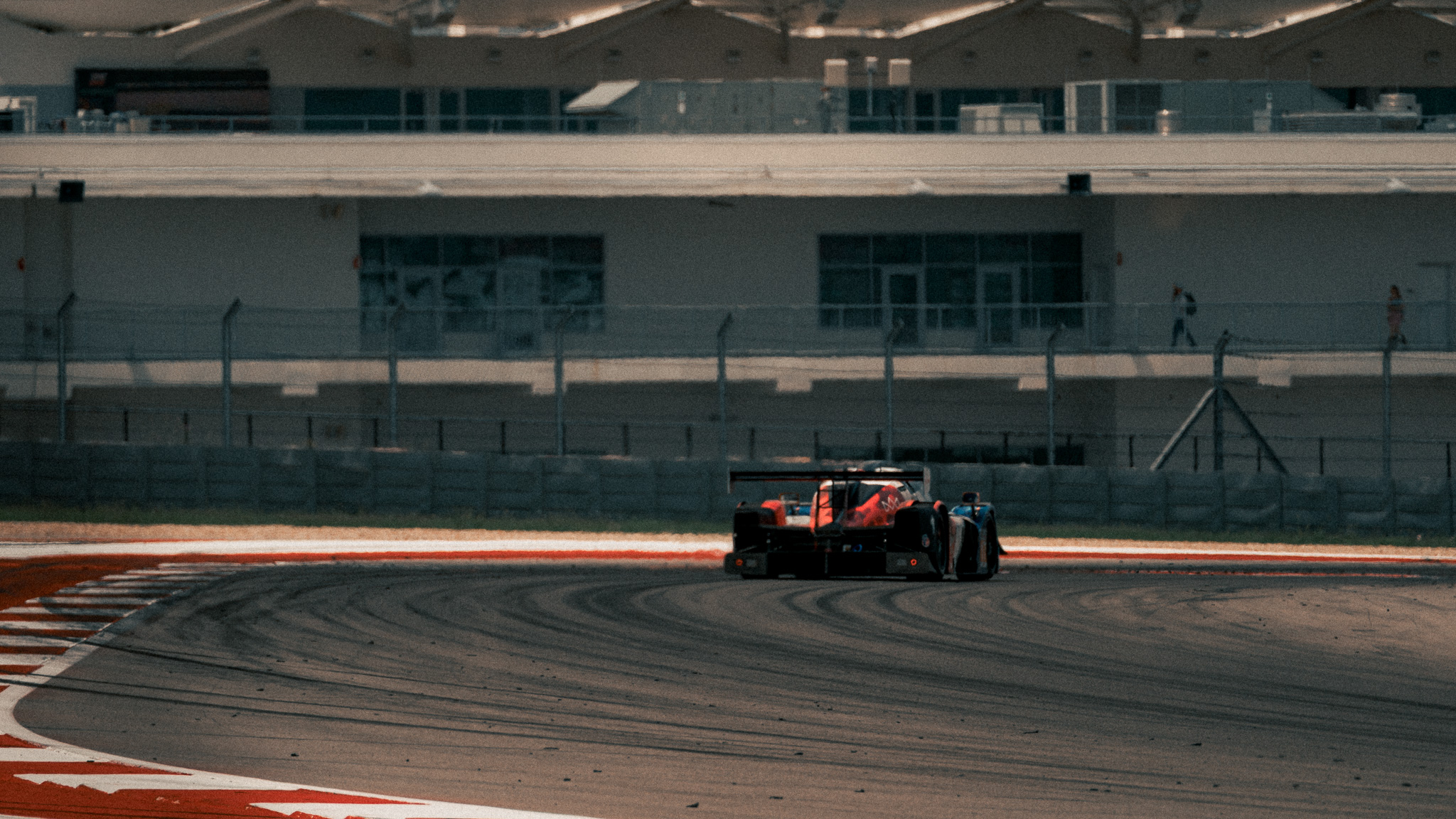 The No. 17 Crown Racing Ligier JS P320 on track during the IMSA Airbnb Endurance Challenge at Circuit of The Americas.