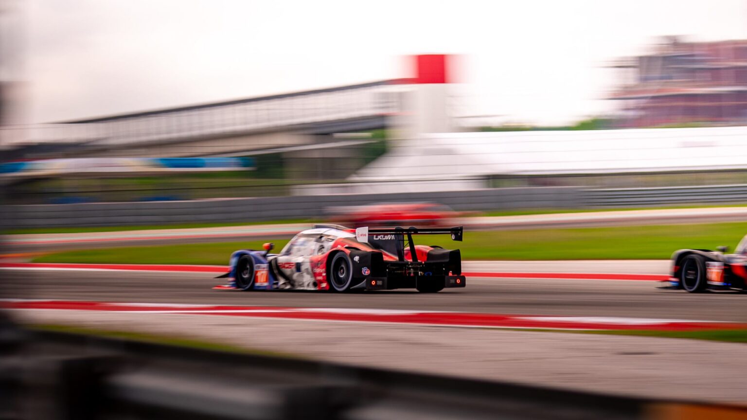 No. 17 Crown Racing Ligier JS P320 racing at Circuit of The Americas during the IMSA Airbnb Endurance Challenge in Austin