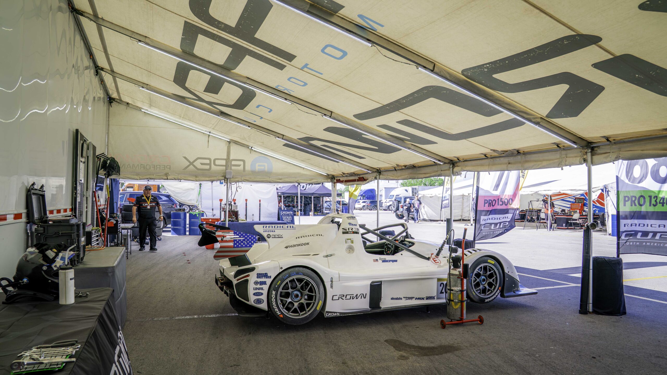 Radical SR3 XXR 1340 during HPDE orientation day at the track
