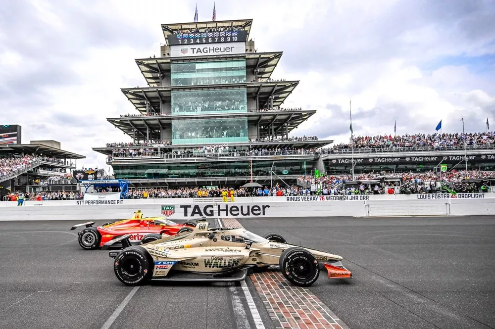 motorsports health 2026 IndyCar Indianapolis 500 finish with Felix Rosenqvist