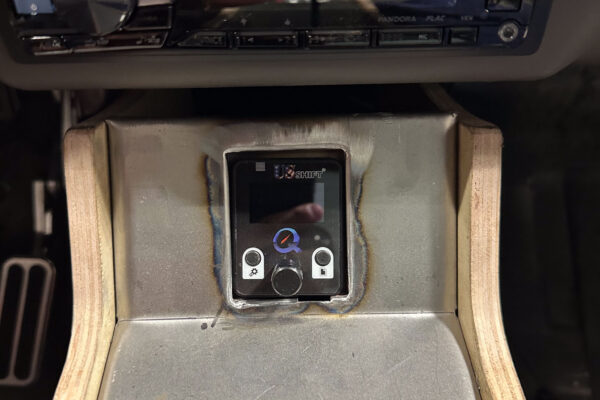 Interior and systems integration work on the 1965 Ford Mustang Fastback twin turbo custom build at Crown Customs
