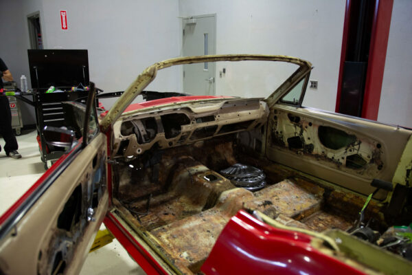 Fully restored 1967 Ford Mustang Convertible by Crown Concepts, featuring complete restoration work, classic Mustang convertible styling, detailed exterior finish, restored interior, and presentation-ready vehicle photography.
