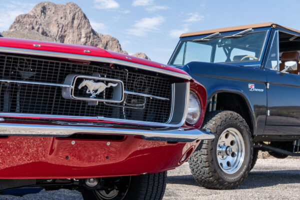 Fully restored 1967 Ford Mustang Convertible by Crown Concepts, featuring complete restoration work, classic Mustang convertible styling, detailed exterior finish, restored interior, and presentation-ready vehicle photography.