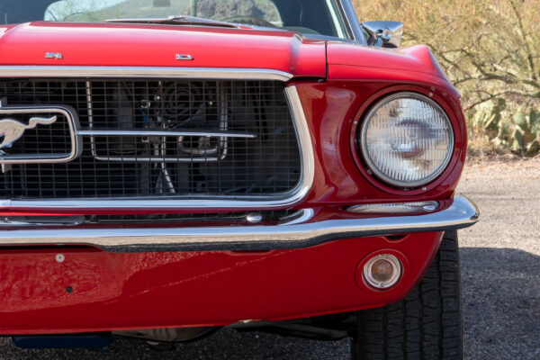 Fully restored 1967 Ford Mustang Convertible by Crown Concepts, featuring complete restoration work, classic Mustang convertible styling, detailed exterior finish, restored interior, and presentation-ready vehicle photography.