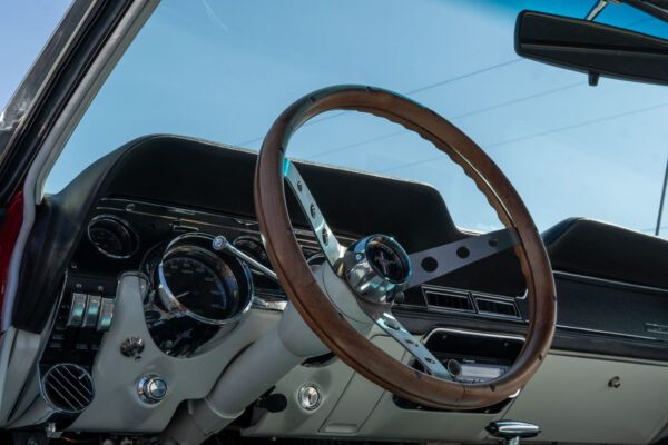 Fully restored 1967 Ford Mustang Convertible by Crown Concepts, featuring complete restoration work, classic Mustang convertible styling, detailed exterior finish, restored interior, and presentation-ready vehicle photography.