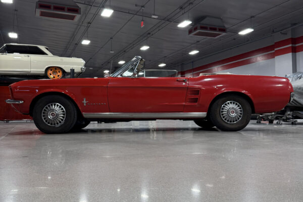 Fully restored 1967 Ford Mustang Convertible by Crown Concepts, featuring complete restoration work, classic Mustang convertible styling, detailed exterior finish, restored interior, and presentation-ready vehicle photography.