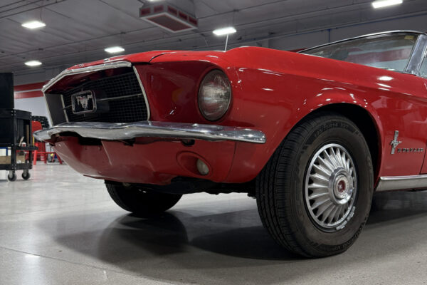 Fully restored 1967 Ford Mustang Convertible by Crown Concepts, featuring complete restoration work, classic Mustang convertible styling, detailed exterior finish, restored interior, and presentation-ready vehicle photography.