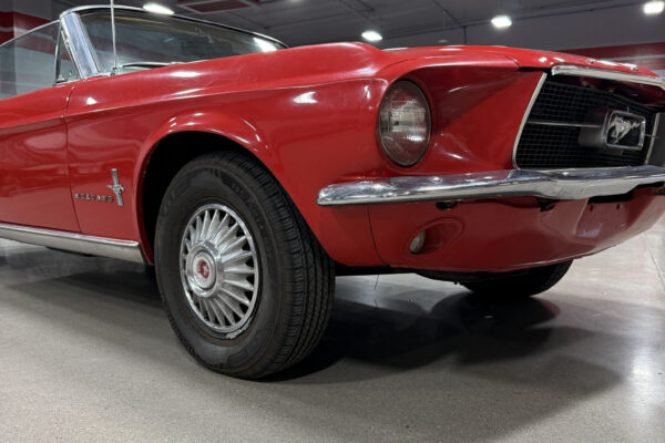 Fully restored 1967 Ford Mustang Convertible by Crown Concepts, featuring complete restoration work, classic Mustang convertible styling, detailed exterior finish, restored interior, and presentation-ready vehicle photography.