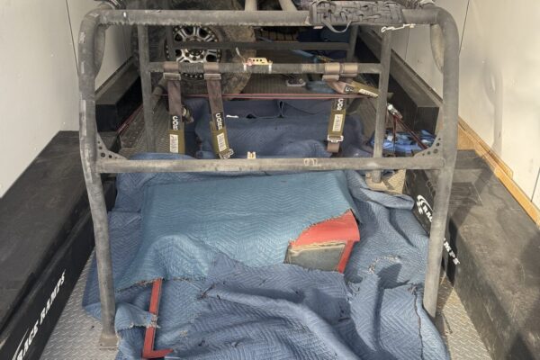 1968 Ford Bronco Coyote resto-mod in build at Crown Customs in Tucson, Arizona
