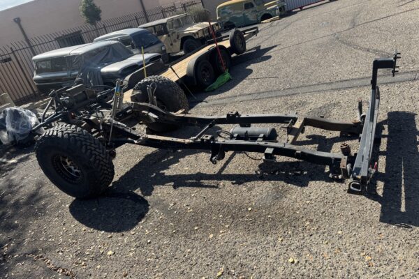 1968 Ford Bronco Coyote resto-mod in build at Crown Customs in Tucson, Arizona