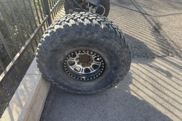 1968 Ford Bronco Coyote resto-mod in build at Crown Customs in Tucson, Arizona
