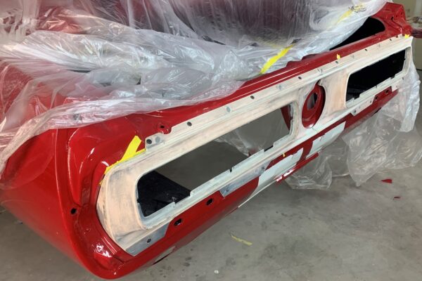1968 Shelby GT500 Fastback during its resto-mod build at Crown Customs in Tucson, Arizona