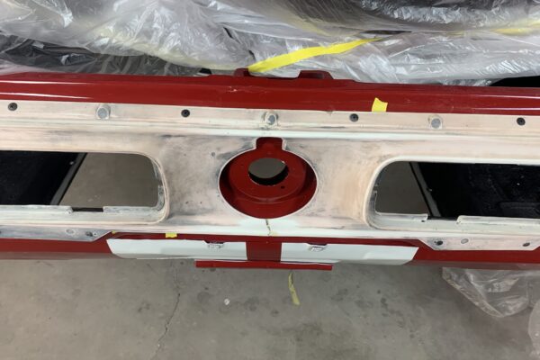 1968 Shelby GT500 Fastback during its resto-mod build at Crown Customs in Tucson, Arizona
