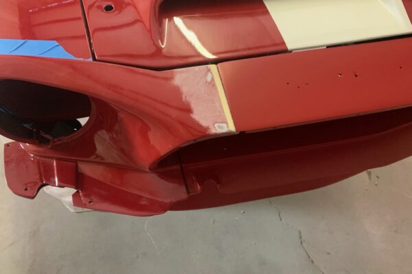 1968 Shelby GT500 Fastback during its resto-mod build at Crown Customs in Tucson, Arizona
