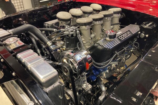 1968 Shelby GT500 Fastback during its resto-mod build at Crown Customs in Tucson, Arizona