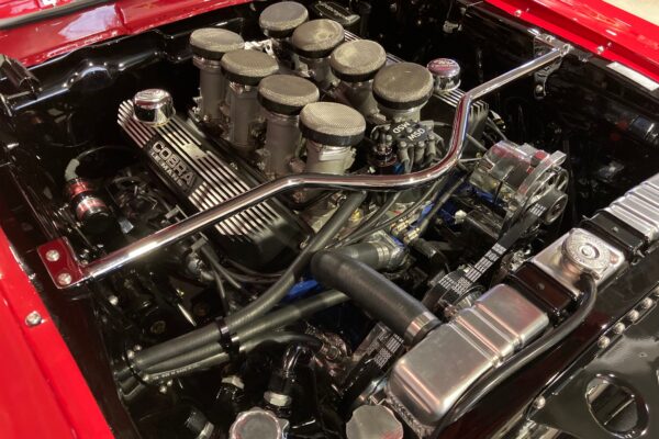 1968 Shelby GT500 Fastback during its resto-mod build at Crown Customs in Tucson, Arizona