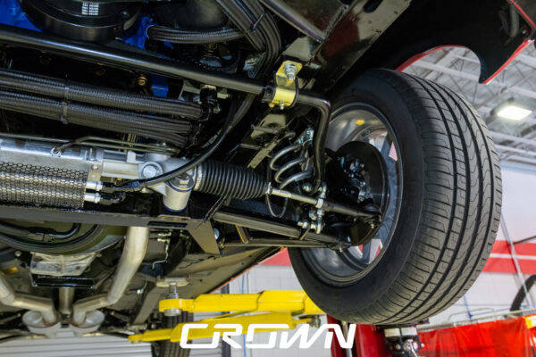 1968 Shelby GT500 Fastback by Crown Customs, finished in Candy Apple Red with Le Mans stripes