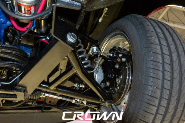 1968 Shelby GT500 Fastback by Crown Customs, finished in Candy Apple Red with Le Mans stripes