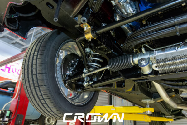 1968 Shelby GT500 Fastback by Crown Customs, finished in Candy Apple Red with Le Mans stripes