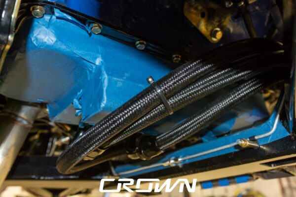 1968 Shelby GT500 Fastback by Crown Customs, finished in Candy Apple Red with Le Mans stripes