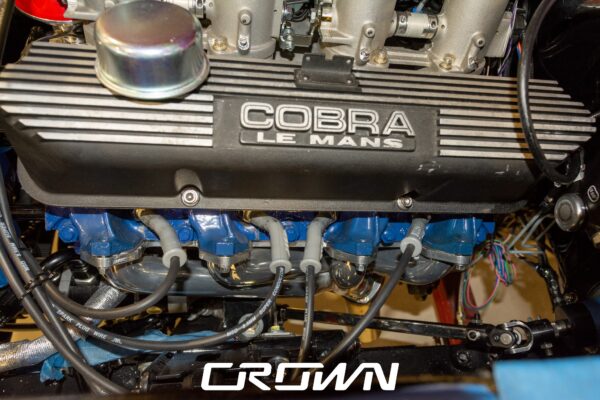 1968 Shelby GT500 Fastback by Crown Customs, finished in Candy Apple Red with Le Mans stripes
