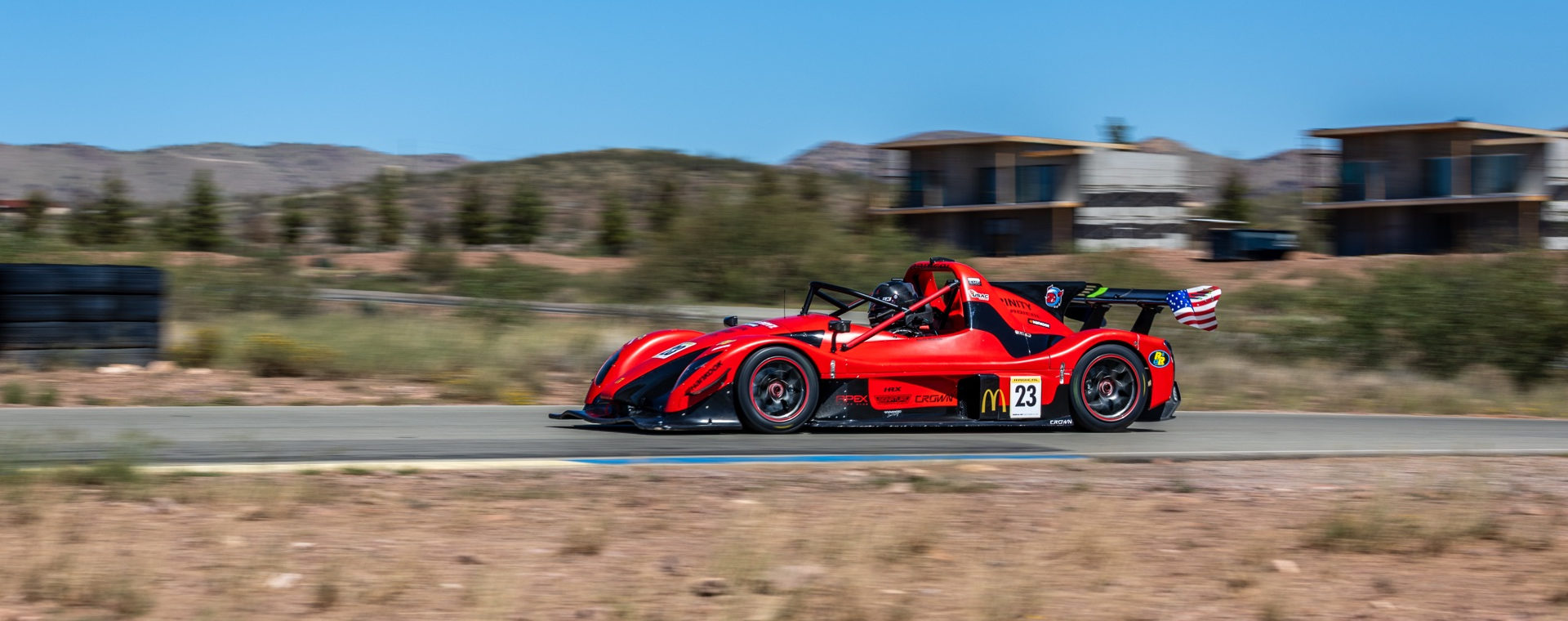 Radical prototype at INDE Motorsports Ranch, Arizona